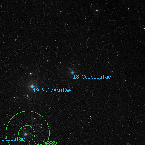 DSS image of 18 Vulpeculae