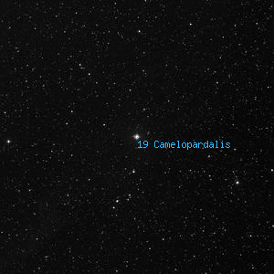 DSS image of 19 Camelopardalis
