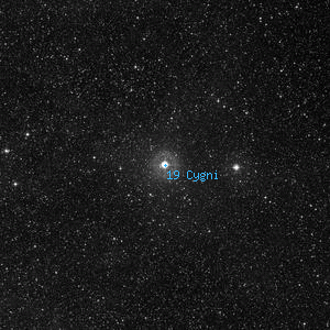 DSS image of 19 Cygni