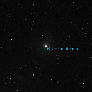 DSS image of 19 Leonis Minoris