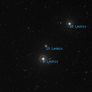 DSS image of 19 Leonis