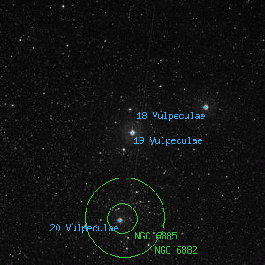 DSS image of 19 Vulpeculae