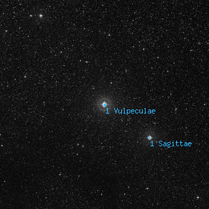 DSS image of 1 Vulpeculae