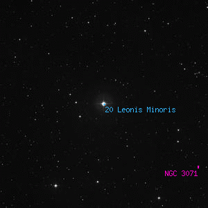 DSS image of 20 Leonis Minoris