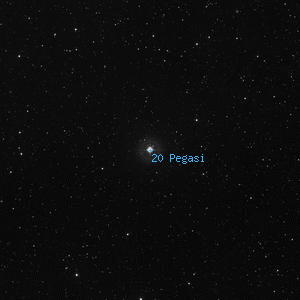 DSS image of 20 Pegasi
