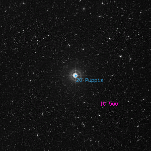 DSS image of 20 Puppis
