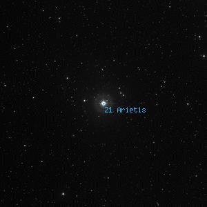 DSS image of 21 Arietis