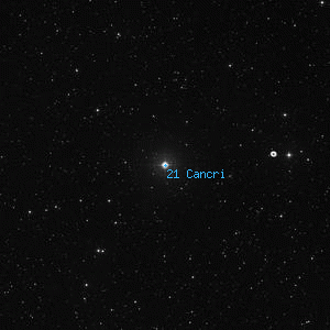 DSS image of 21 Cancri