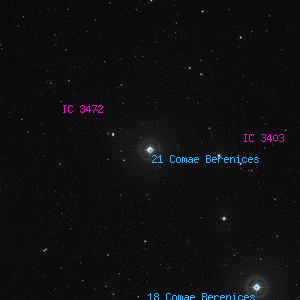 DSS image of 21 Comae Berenices