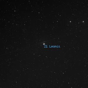 DSS image of 21 Leonis