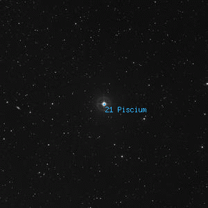 DSS image of 21 Piscium