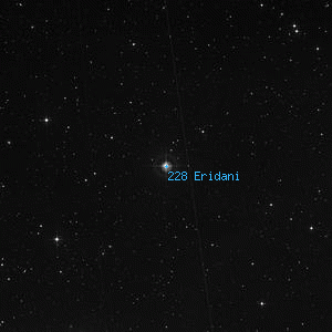 DSS image of 228 Eridani