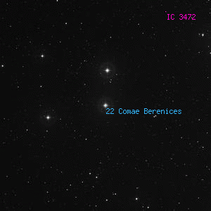 DSS image of 22 Comae Berenices