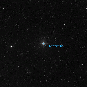 DSS image of 22 Crateris