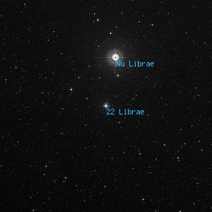 DSS image of 22 Librae