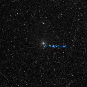 DSS image of 22 Vulpeculae