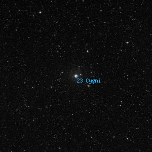 DSS image of 23 Cygni