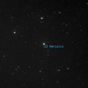 DSS image of 23 Herculis