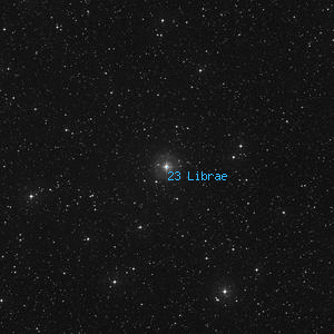 DSS image of 23 Librae