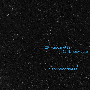 DSS image of 23 Monocerotis