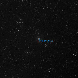 DSS image of 23 Pegasi