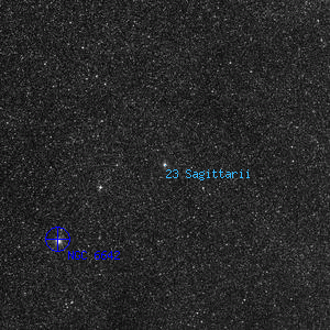 DSS image of 23 Sagittarii