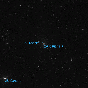 DSS image of 24 Cancri A
