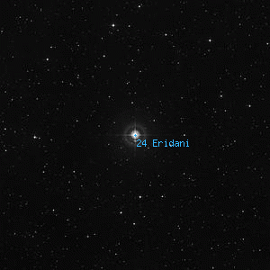 DSS image of 24 Eridani