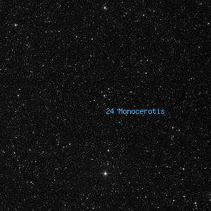 DSS image of 24 Monocerotis