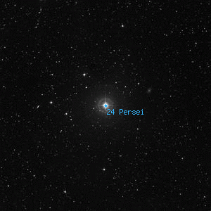 DSS image of 24 Persei