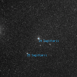 DSS image of 24 Sagittarii