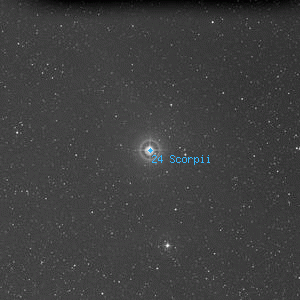 DSS image of 24 Scorpii