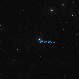 DSS image of 25 Arietis