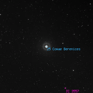 DSS image of 25 Comae Berenices