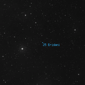 DSS image of 25 Eridani