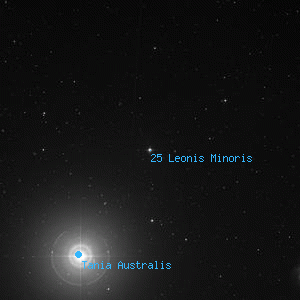 DSS image of 25 Leonis Minoris
