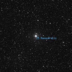 DSS image of 25 Monocerotis