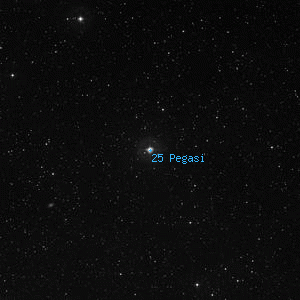 DSS image of 25 Pegasi