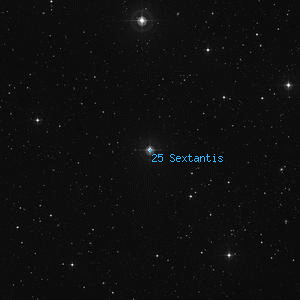 DSS image of 25 Sextantis