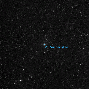 DSS image of 25 Vulpeculae