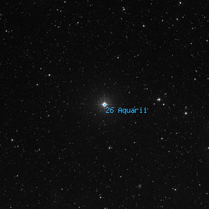 DSS image of 26 Aquarii