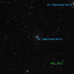 DSS image of 26 Camelopardalis