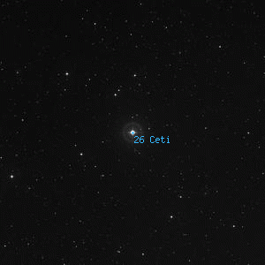 DSS image of 26 Ceti