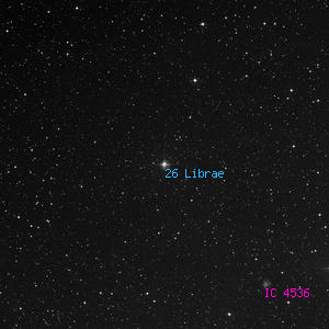 DSS image of 26 Librae