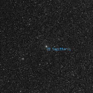 DSS image of 26 Sagittarii