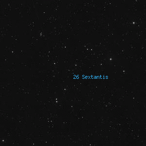 DSS image of 26 Sextantis