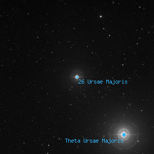 DSS image of 26 Ursae Majoris