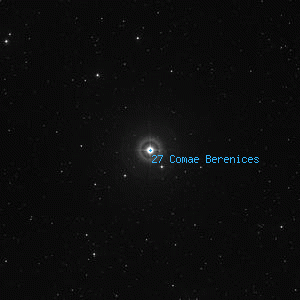 DSS image of 27 Comae Berenices