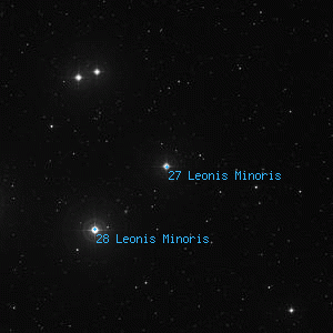 DSS image of 27 Leonis Minoris