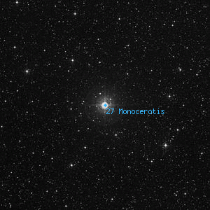 DSS image of 27 Monocerotis